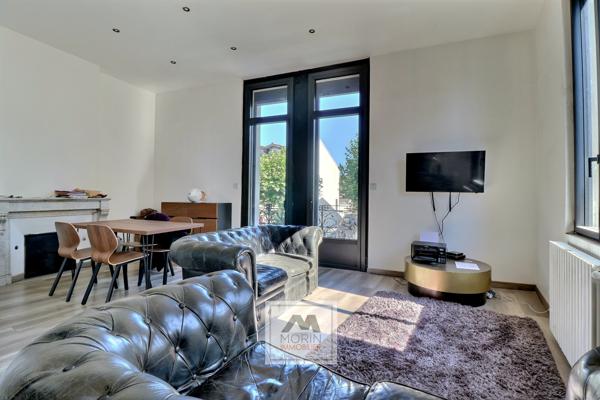 BORDEAUX quartier Judaïque, à vendre appartement T3 avec 2 chambres et une cave dans un immeuble en pierre