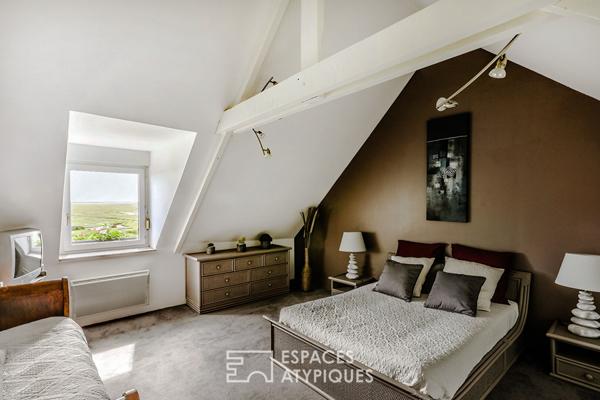 Maison ancienne rénovée et son petit air d’Irlande sur la côte ouest du Cotentin