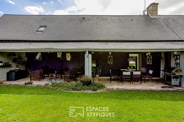 Maison ancienne rénovée et son petit air d’Irlande sur la côte ouest du Cotentin