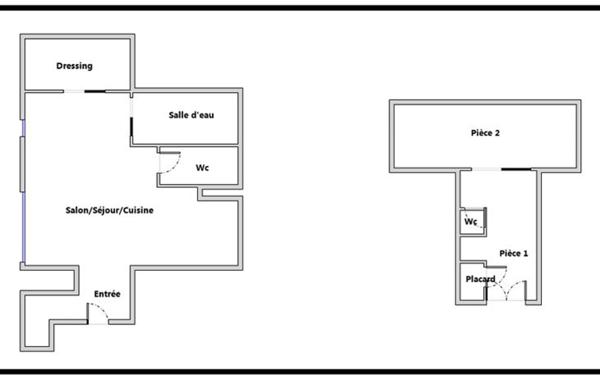 Appartement à vendre    1 pièce • 145,34 m2 La Courneuve