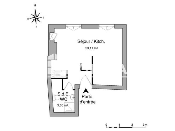 Location Studio 26.76 m² - 7 RUE ADRIEN DUBOUCHE Limoges 87000