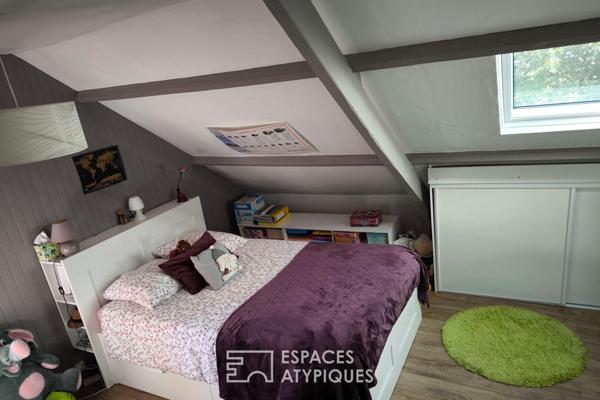 Belle maison d’époque et sa piscine à Quessoy