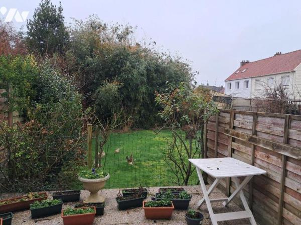 A VENDRE WIMILLE TRES A PROXIMITE DE WIMEREUX, maison avec jardin et garage 3 chambres possibilité 4