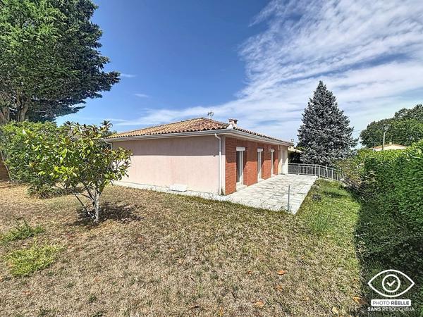 Auzeville-Tolosane Maison indépendante de plain pied à Auzeville Tolosane 4 pièces avec grand garage et terrain de 594 m²