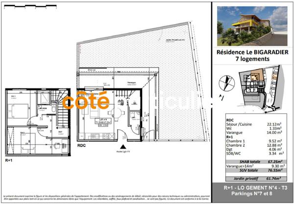 Vente Appartement67 m² - 3 Pièces - SAINT DENIS (97400)