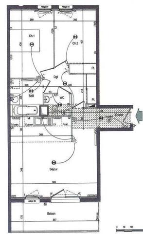 Appartement 3 pièces - 44800 Saint-Herblain