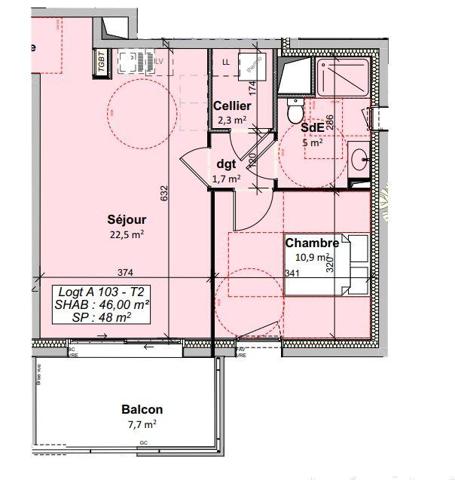 Appartement à vendre 2 pièces 46 m² Givrand