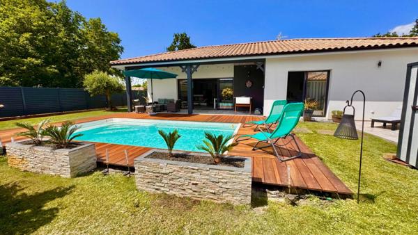 Belle villa plain-pied avec piscine