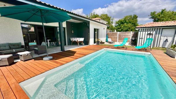 Belle villa plain-pied avec piscine