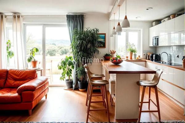 3P de 70 m² avec jardin privatif proche bords de Marne