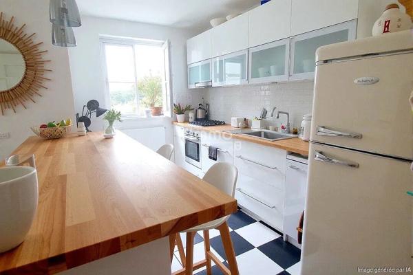 3P de 70 m² avec jardin privatif proche bords de Marne