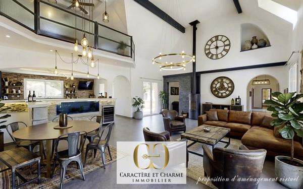 Gourdon (46300) Propriété contemporaine. 316m2. Prestations haut de gamme. Piscine spa.