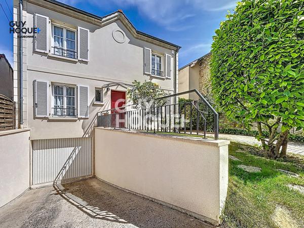7 min gare ! Maison récente 105m²- avec 4 chambres- beau jardin au calme et sans vis-à-vis + sous-sol total