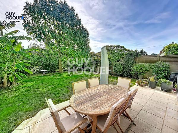 7 min gare ! Maison récente 105m²- avec 4 chambres- beau jardin au calme et sans vis-à-vis + sous-sol total