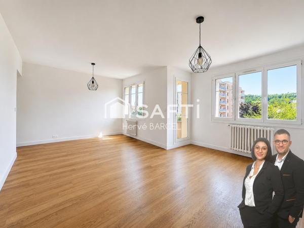 T3 lumineux avec balcon à Bourgoin-Jallieu