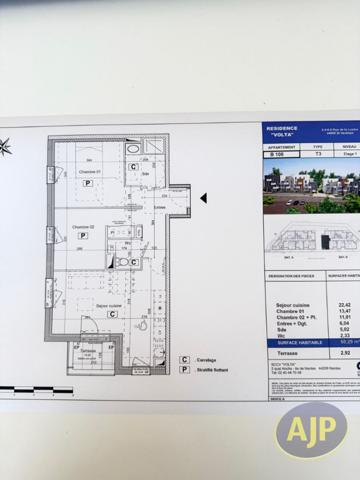 Vente appartement Saint Herblain : 240 000 € - AJP Immobilier Saint Herblain