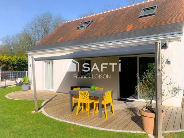 Maison familiale moderne – 3 chambres – Terrasse & jardin – Proche gare et commerces à pied