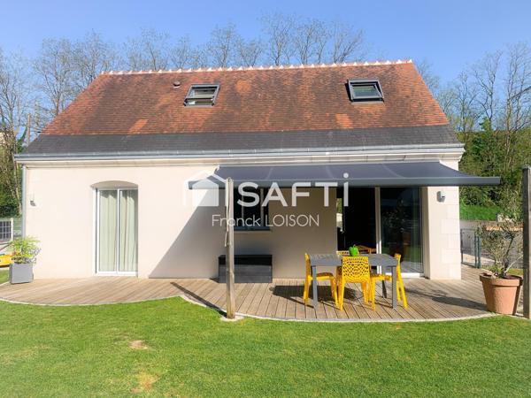 Maison familiale moderne – 3 chambres – Terrasse & jardin – Proche gare et commerces à pied