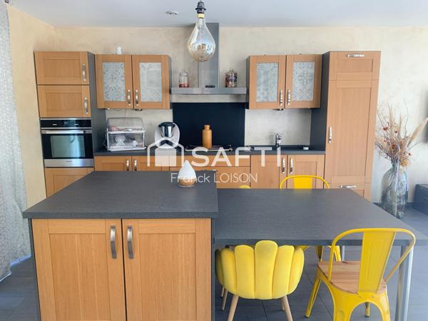 Maison familiale moderne – 3 chambres – Terrasse & jardin – Proche gare et commerces à pied