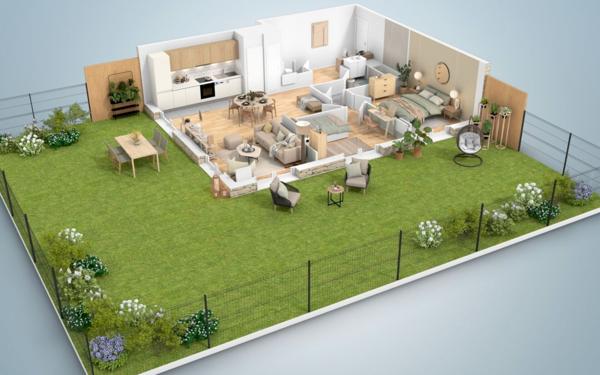 Appartement à vendre    3 pièces • 65,22 m2 Le Plessis-Trévise