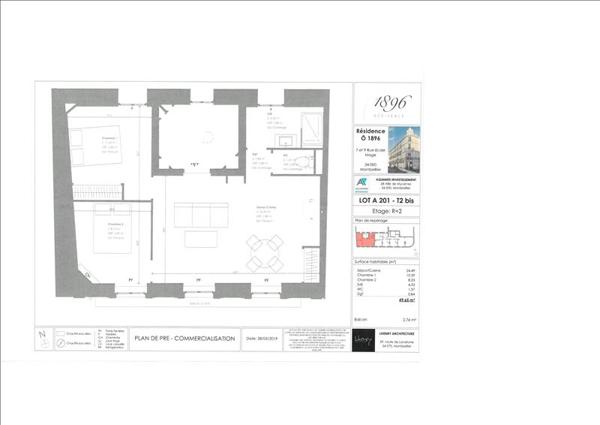 Appartement à louer |  MONTPELLIER |  3 pièces | 50 m²