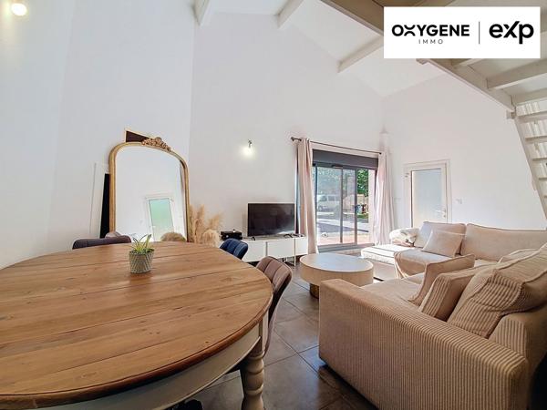 Grande maison avec piscine et sa dépendance aménagée en maison sur un terrain
