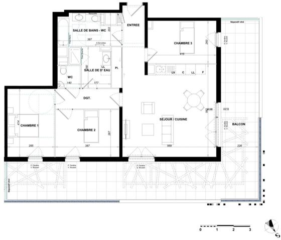 Appartement (neuf) à vendre 4 pièces 77 m² Antibes