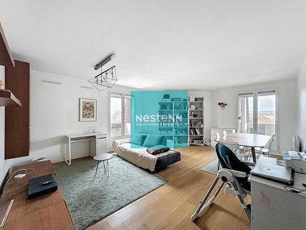 3 pièces spacieux à Franconville ! Dernier étage, 2 min de la gare, parking en sous-sol !