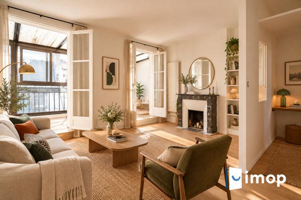 Superbe 2/3 pièces rue du Temple 75004