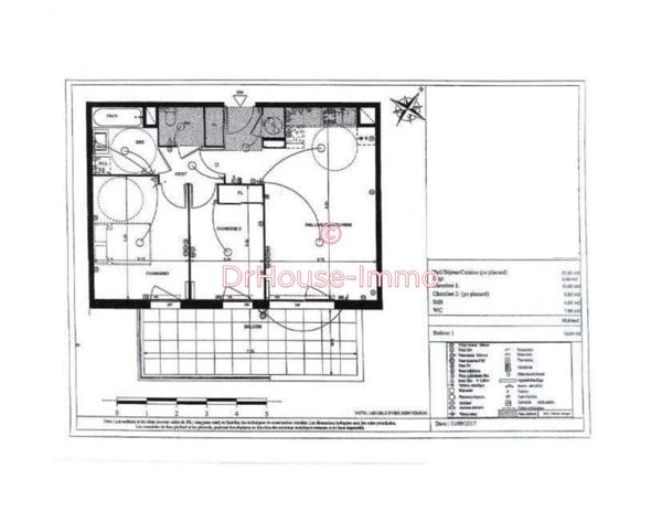 Appartement à vendre 3 pièces de 60 m²