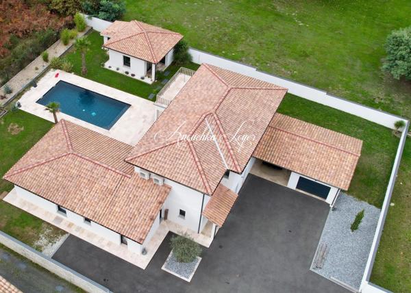 Propriété contemporaine de standing avec vue dominante sur la forêt – Sud Gironde