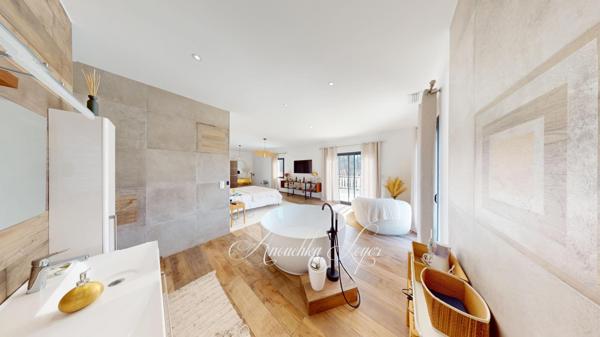 Propriété contemporaine de standing avec vue dominante sur la forêt – Sud Gironde