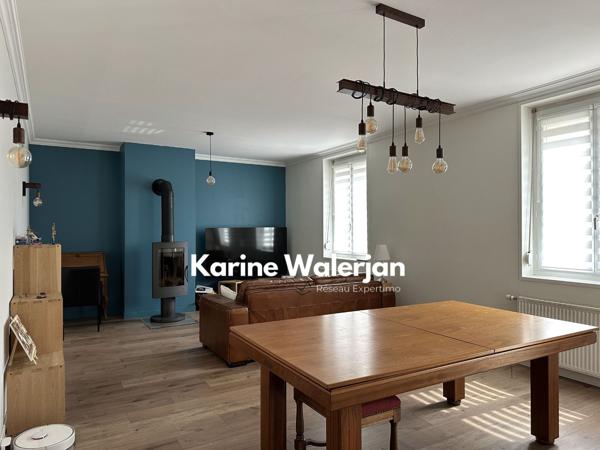 Hénin-Beaumont (62110) AGREABLE LONGERE SEMI PLAIN PIED 4 CHAMBRES 7 PIECES JARDIN