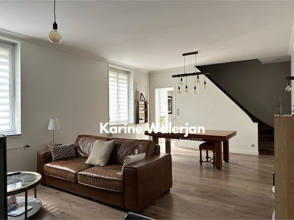 Hénin-Beaumont (62110) AGREABLE LONGERE SEMI PLAIN PIED 4 CHAMBRES 7 PIECES JARDIN