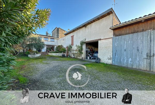 Eysines (33320) BELLE BÂTISSE T5 - 4 CHAMBRES - DEPENDANCES - GARAGES