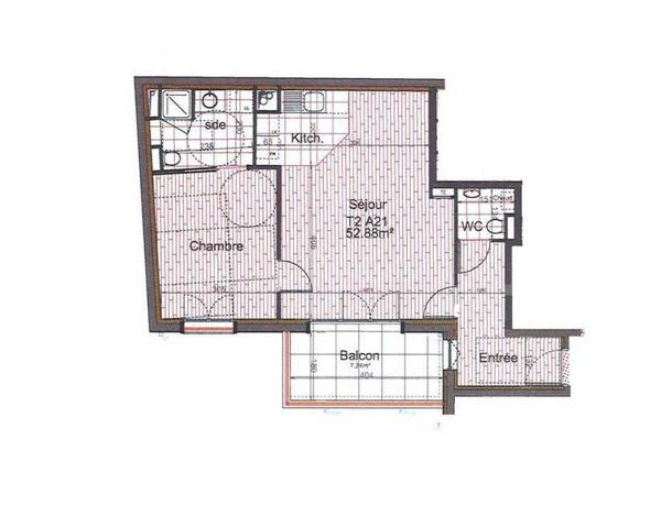 Appartement 2 pièces - 44000 Nantes -  Centre ville