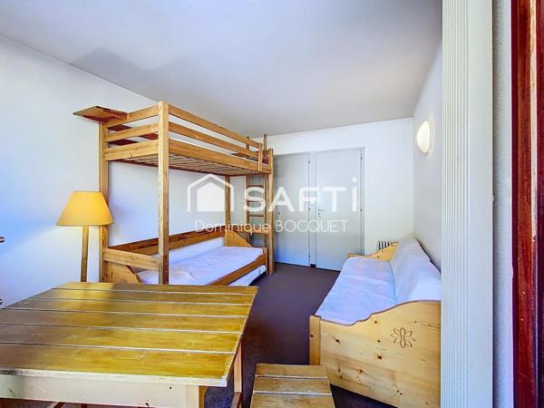 Studio 20 m2 nord, cave et casier à ski
