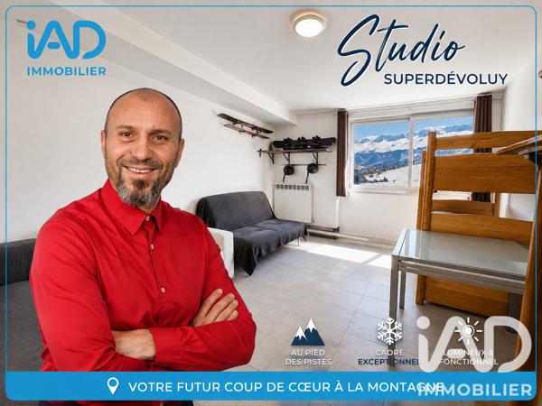 Studio à vendre 26,46 m² Dévoluy