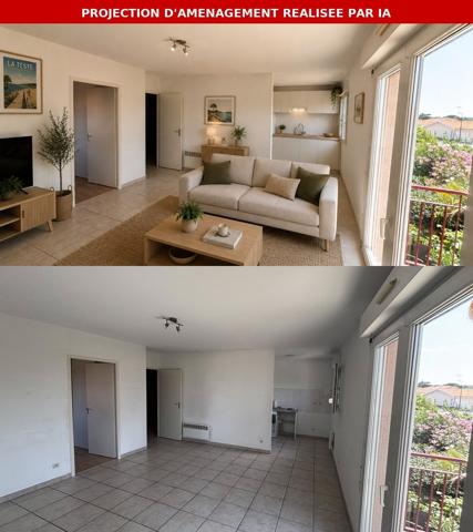 T2 avec parking et balcon à rafraichir