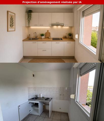 T2 avec parking et balcon à rafraichir