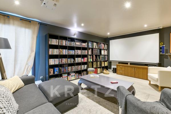 La Garenne-Colombes – Maison contemporaine avec piscine intérieure et jardin paysagé