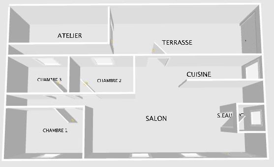 Maison 4 pièces - 80 m² Exclusivité efficity