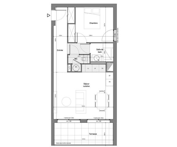 Appartement à vendre 2 pièces 48 m² Uzès