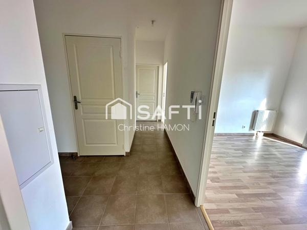 T3 balcon, parking couvert, cave à 500m de la gare