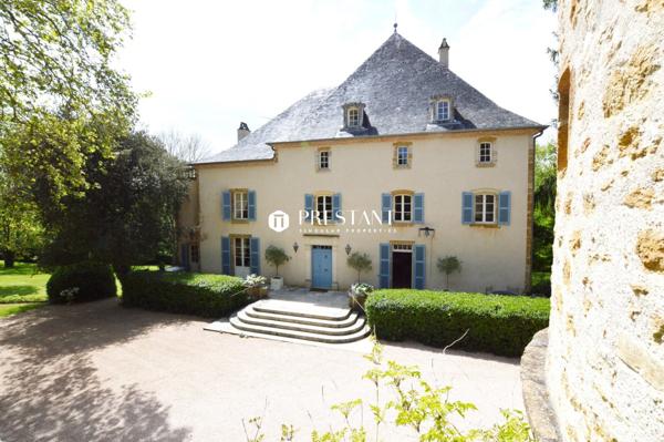 Lot – Propriété entre Figeac et Gourdon. Maison de maître Lot – 4 hectares., FIGEAC
