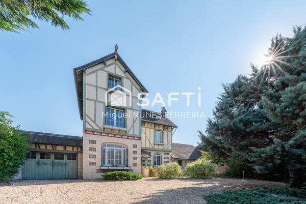 Superbe maison anglo-normande avec dépendance