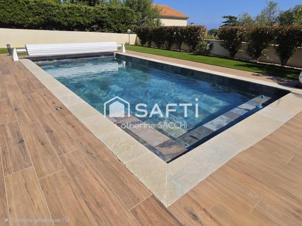 Villa quartier Les Plaines Piscine Vue mer Calme