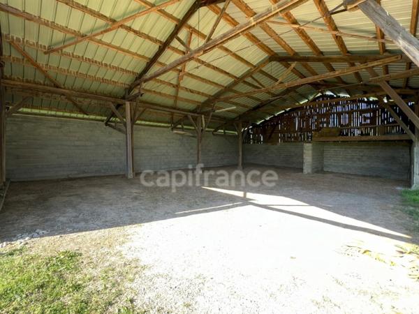 Hangar de 267 m² transformable en habitation sur 6 813 m² - Fort potentiel - Chevanceaux (17)