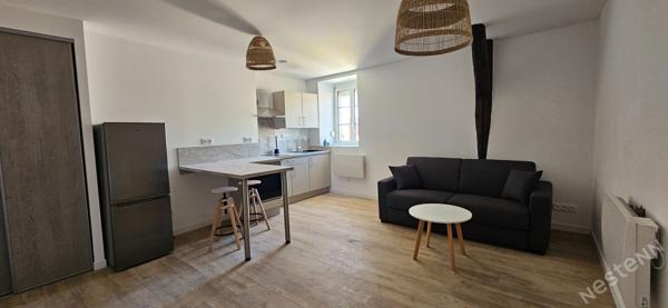 Charmant studio meublé à louer au dernier étage à Chalon-sur-Saône