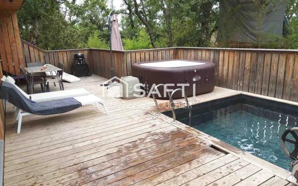 Maison ossature bois pleine nature